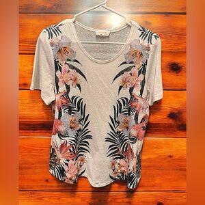 Exclusive one Floral Print Women's Top LARGE